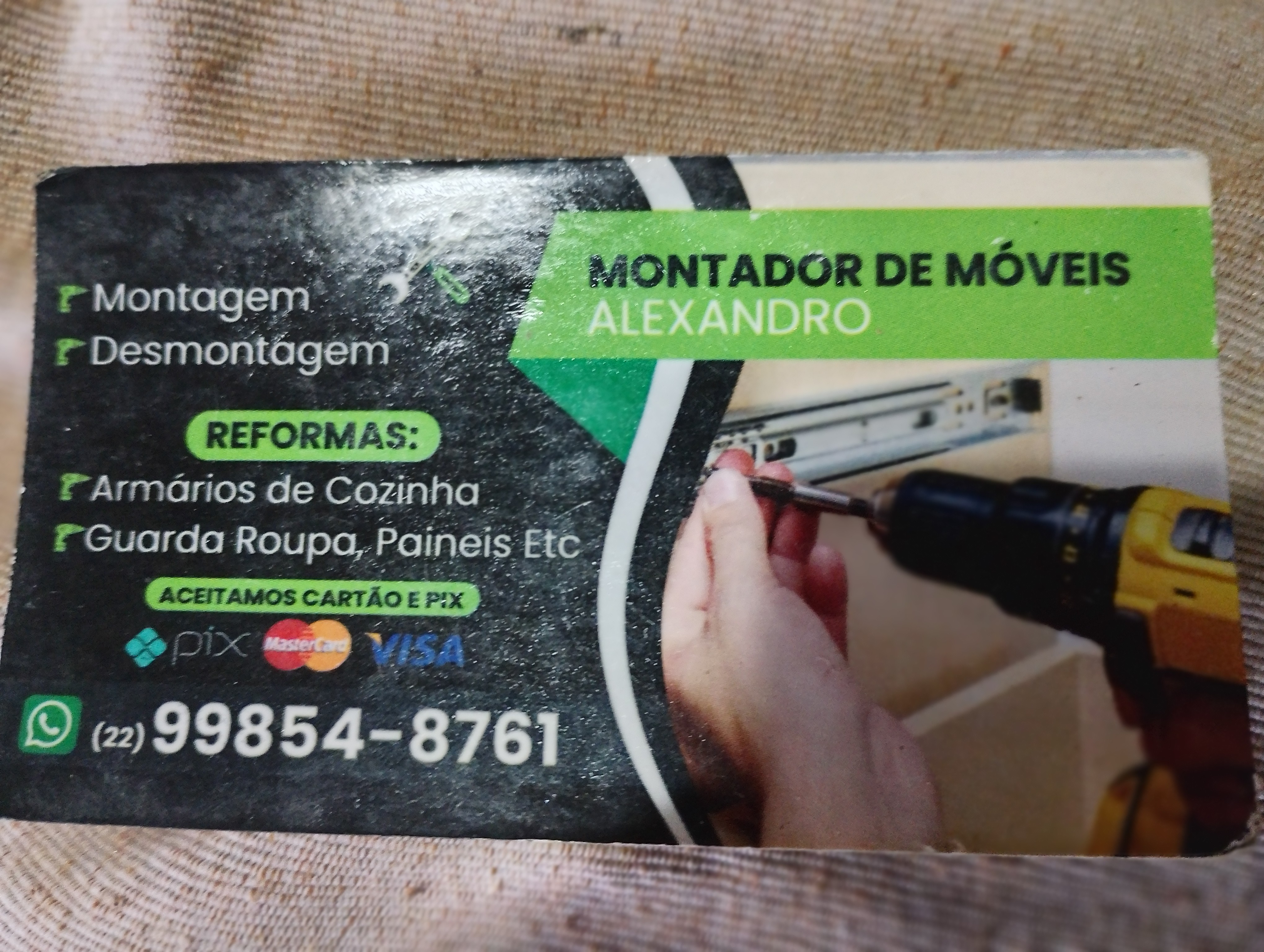 Alexandro montador de móveis